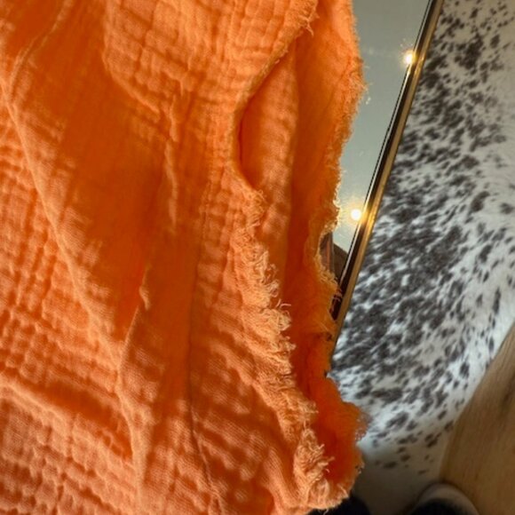 NWOT 9 Seed Tangerine Orange Sleeveless Tunic - Size M/L - Picture 6 of 6